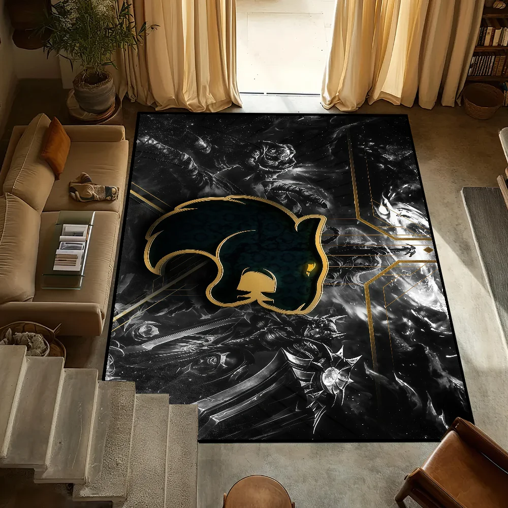 Alfombra pequeña con logotipo de Brasil FURIA Esports, mesita de noche, cocina, baño, sala de estar, casa, dormitorio, felpudo, decoración