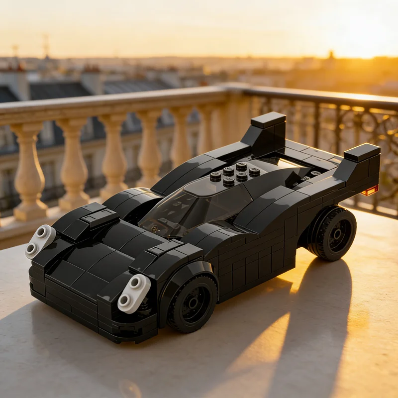 

200pcs MOC Porscheed City Champions Model Building Blocks Architecture Creative Toy Idea Education Christmas Gifts Brick