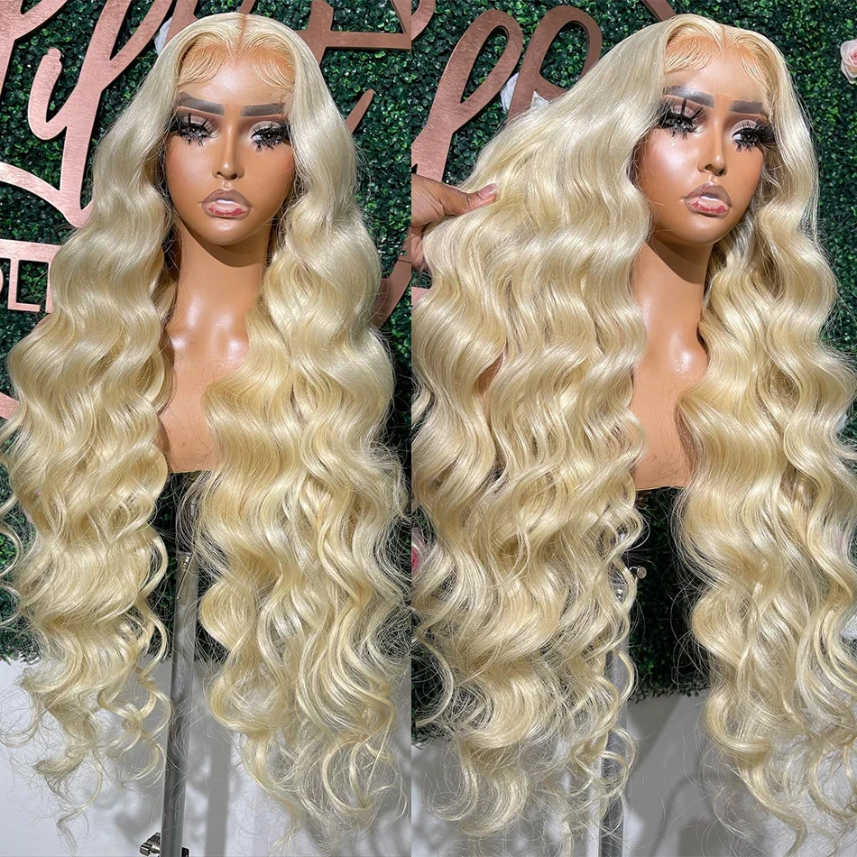 MELODIE 613 Body Wave Honey Blonde Lace Frontal Human Hair Wigs Brazilian Colored 13x4 Lace Front Wig For Women