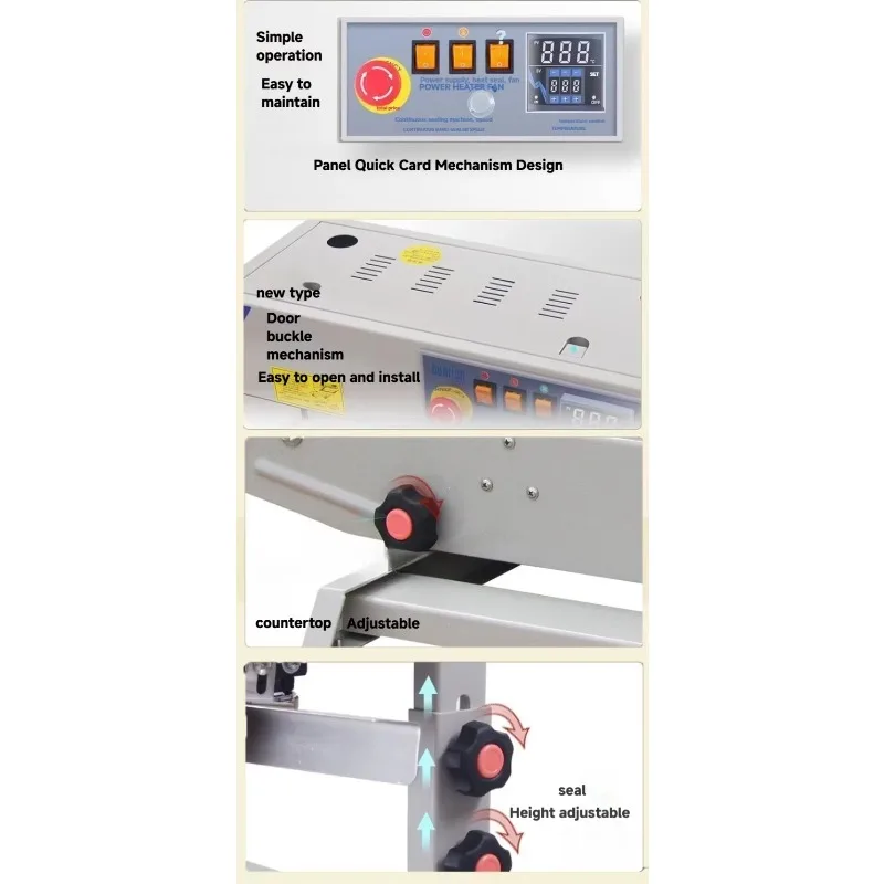Easy Operate Semi Automatic Heat Sealing Machine Semi Automatic Bag Sealer for Startup