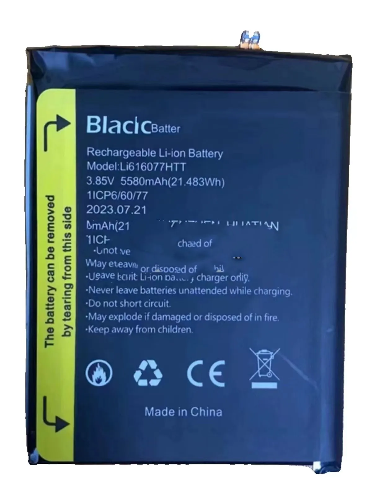 new for Blackview bv4900 pro  Li616077HTT battery