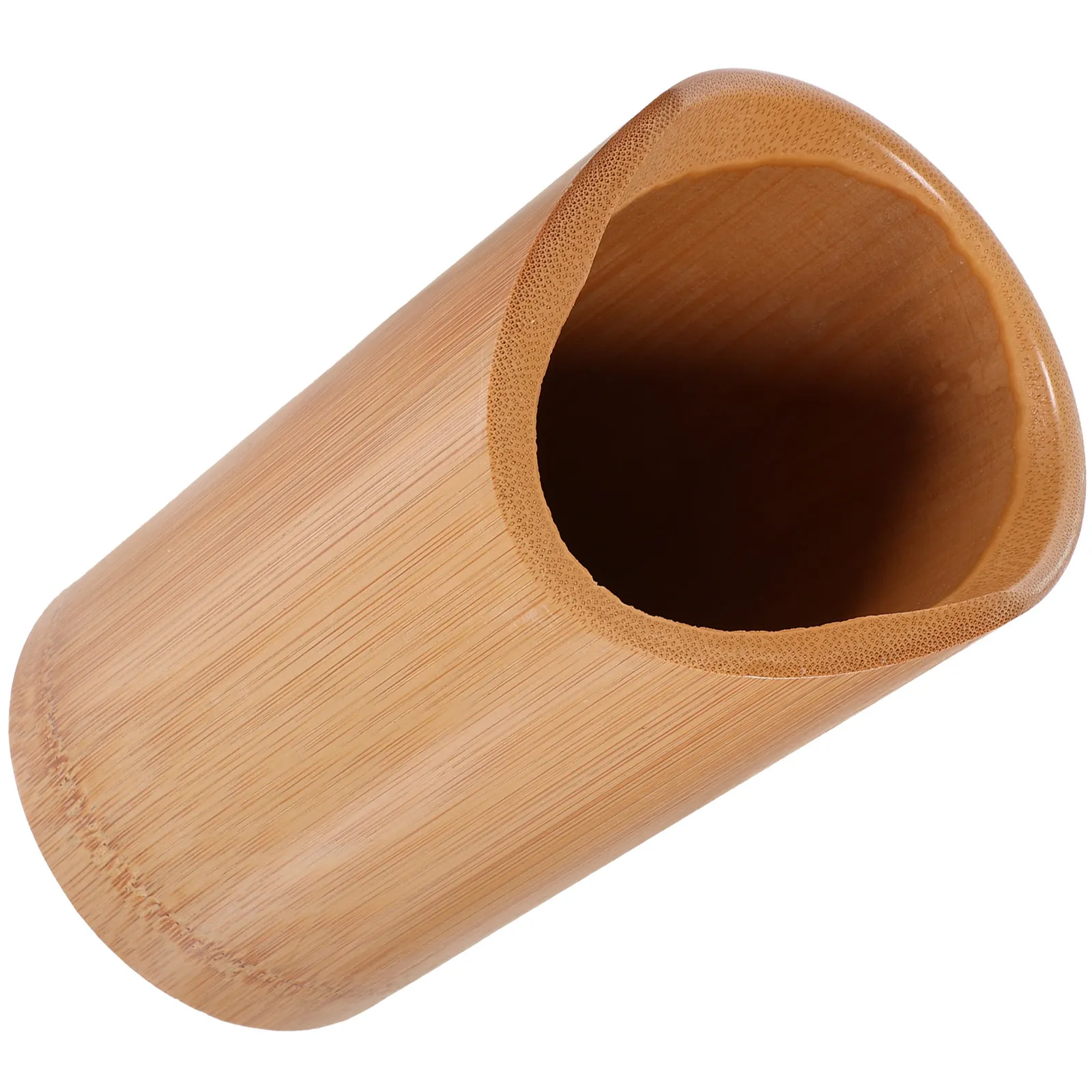 Utensil Holder for Kitchen Counter Bamboo Chopsticks Case Cutlery Draining Box Elegant Organizer