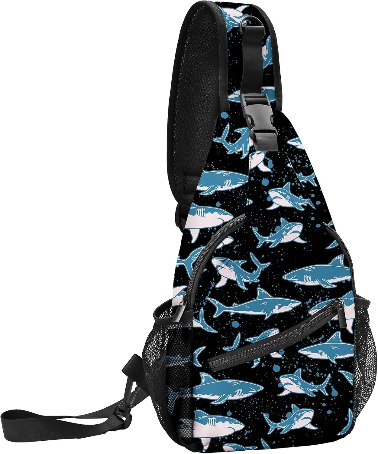 

Сумка-слинг Shark для женщин и мужчин, рюкзак с ремешком через плечо, легкий водонепроницаемый дорожный походный рюкзак, сумка на плечо