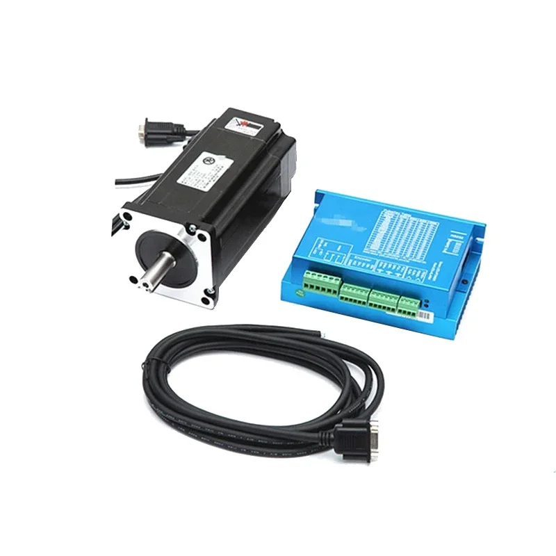 

Nema 34 12N.m 8.5N.m 4.5N.m Closed Loop Stepper Motor Kit Servo Driver HBS860H + 86HB250 86 2 Phase Coding Line