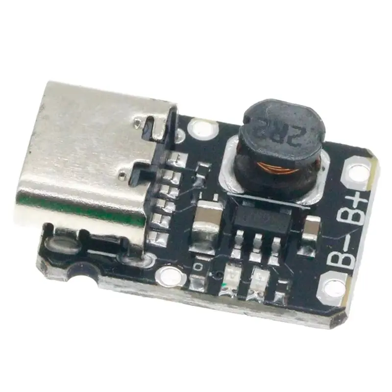 Mini Lithium Battery Charging Module 5V Output Boost Charging Module 18650 Type-C Charging Module