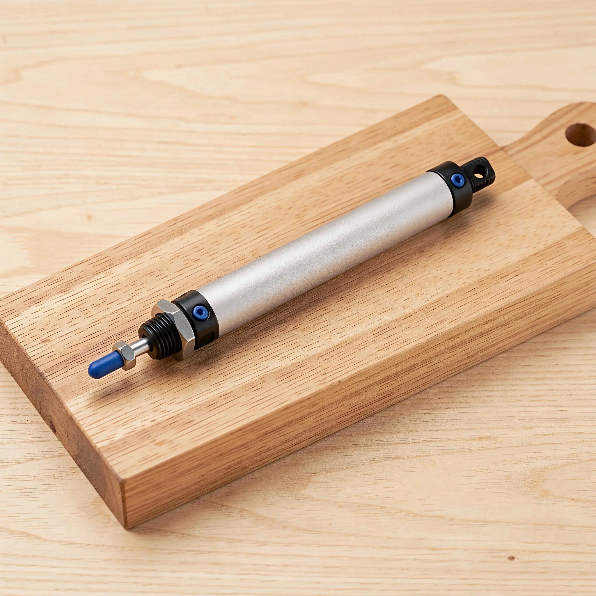 16Mm Bore 100Mm Stroke Pneumatic Air Cylinder Double Action Single Rod Thickened Aluminum Alloy Cylinder for Industrial