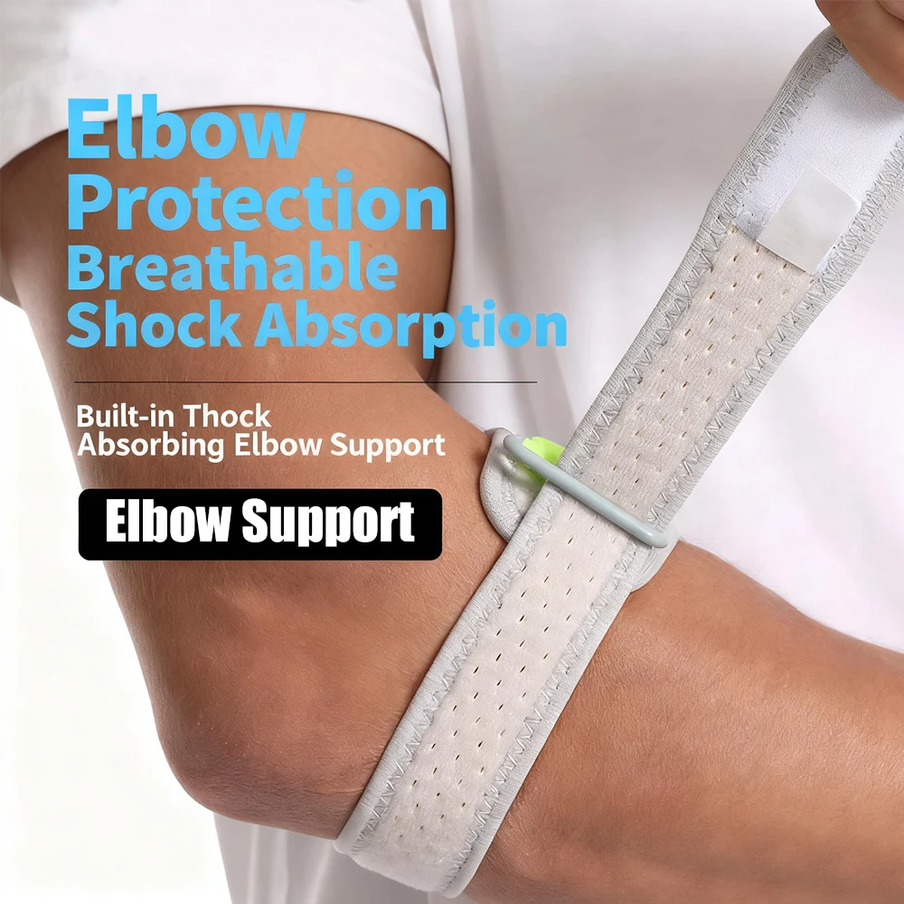 1pc Tennis Elbow Brace - Adjustable Tennis Elbow Strap, Golfers Elbow Brace, Counterforce Brace for Tennis Elbow for Tendonitis view 3