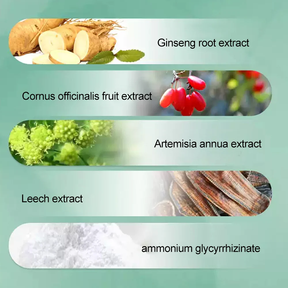 تشانغ قوانغ 101 الجينسنغ سائل مغذي يعزز نمو الشعر مكافحة تساقط الشعر تركيبة عشبية صينية إصلاح ترطيب