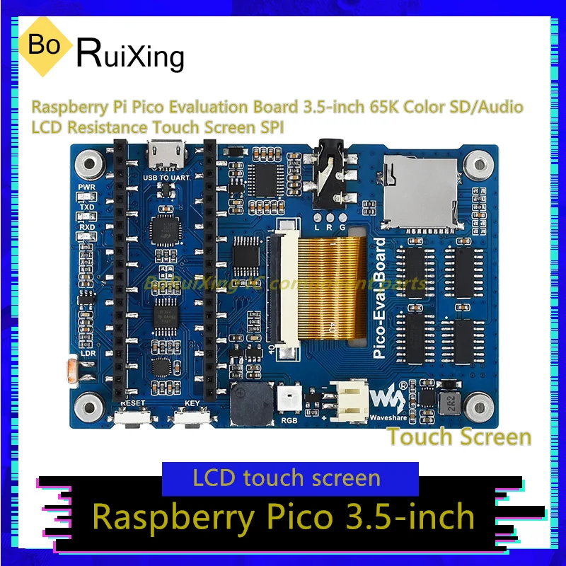 1PCS/LOT Pico-Eval-Board  LCD Resistive Touch Screen SPI