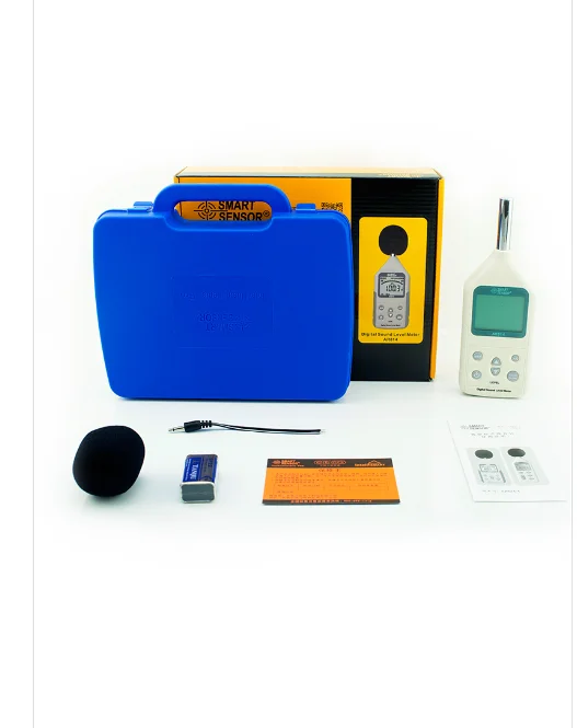 

Digital Sound Level Meter Measuring Range 30~130dB 35~130 DBC Noise Level Meter Tester Decibel Meter AR814