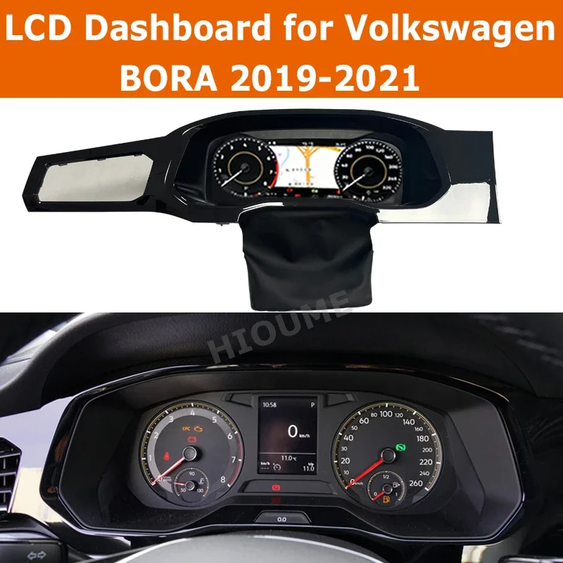 

Digital Dashboard Panel Virtual Instrument Cluster CockPit LCD Speedometer for VW Bora 2019 2020 2021