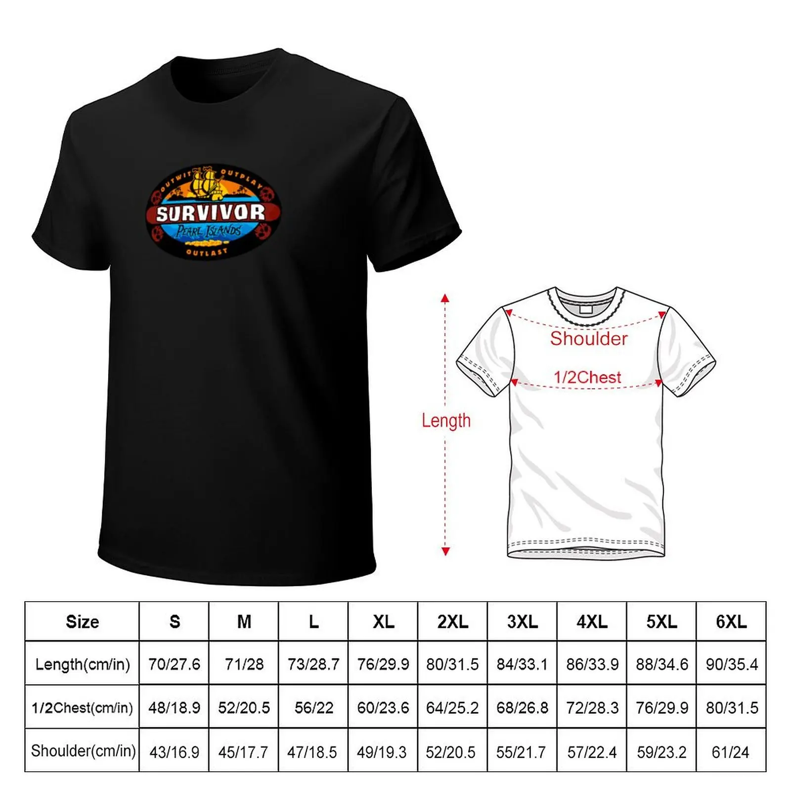 Survivor Pearl Islands Series Fans - Outwit Outplay Outlast Memorabilia T-Shirt Trendy Casual Short Sleeve Shirt