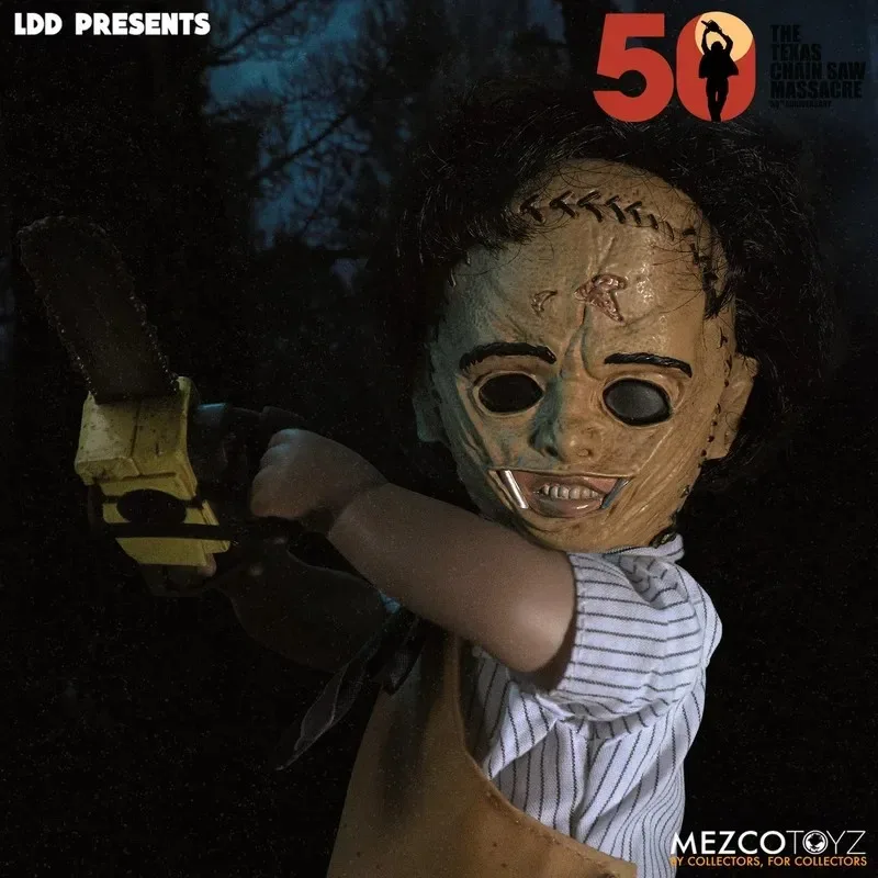 Mezco Toyz LDD 1974 Leatherface Deluxe Edition Action Figure 100% Original Collectible Anime Model Toy in Stock view 5