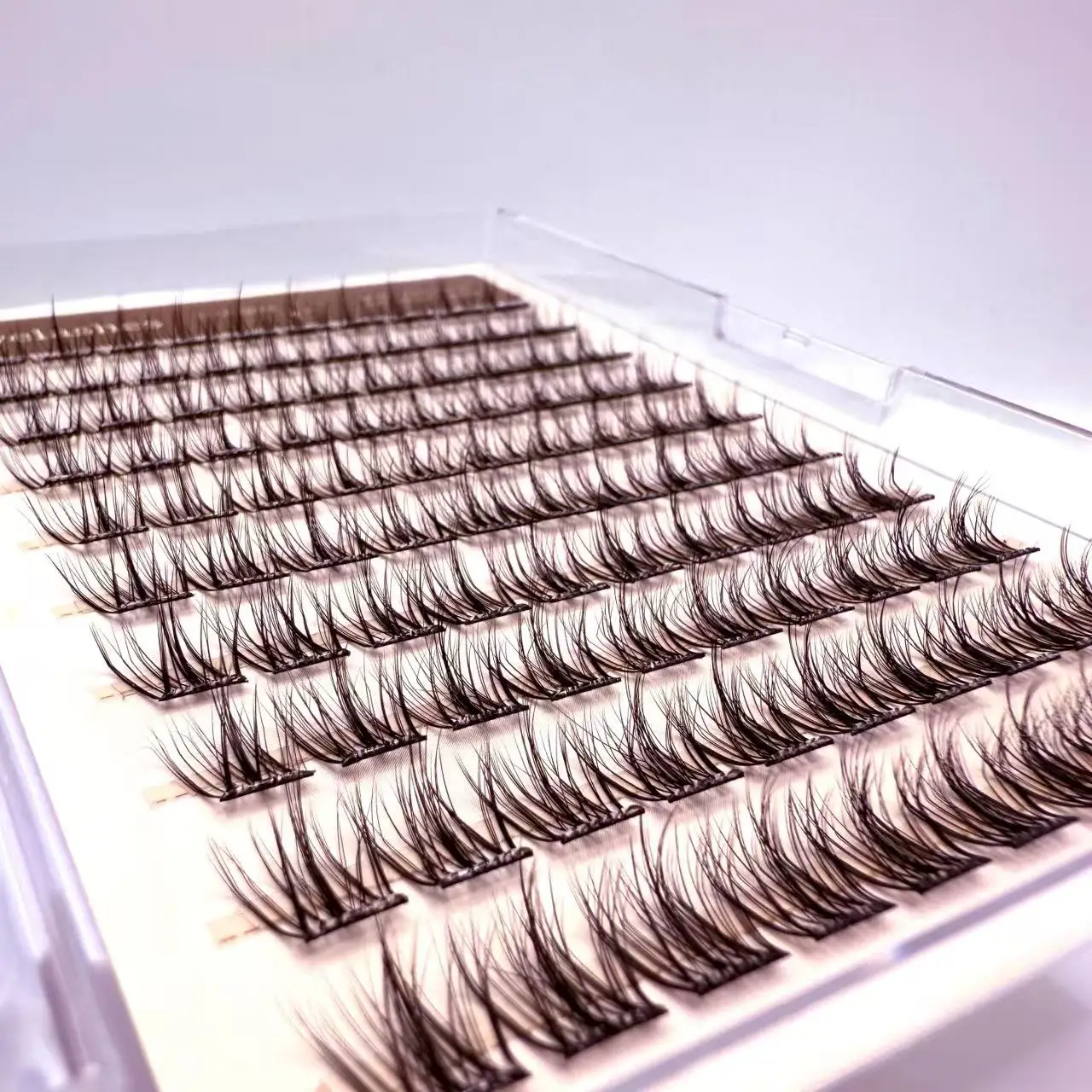 ロンズニン ホットセール フェイクミンク ソフトウィスピー つけまつげ 5D ふわふわ ノングルーまつげ