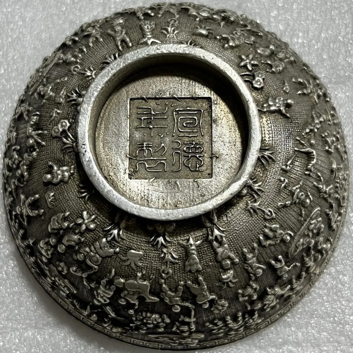 

Rare Chinese copper collection favortie handwork bowl table decoration