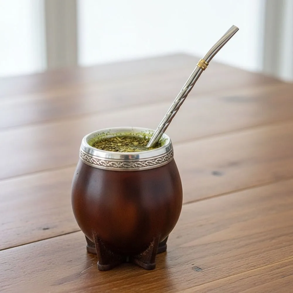 

2 Piece Practical Stainless Steel Yerba Mate Tea Spoon Reusable Detachable Straw Spoon Rust-proof Drinking Straw Drinkware