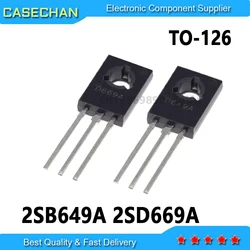 20pcs New and Original 10pairs 2SB649A 2SD669A (10PCS D669A +10PCS B649A) TO-126 transistor