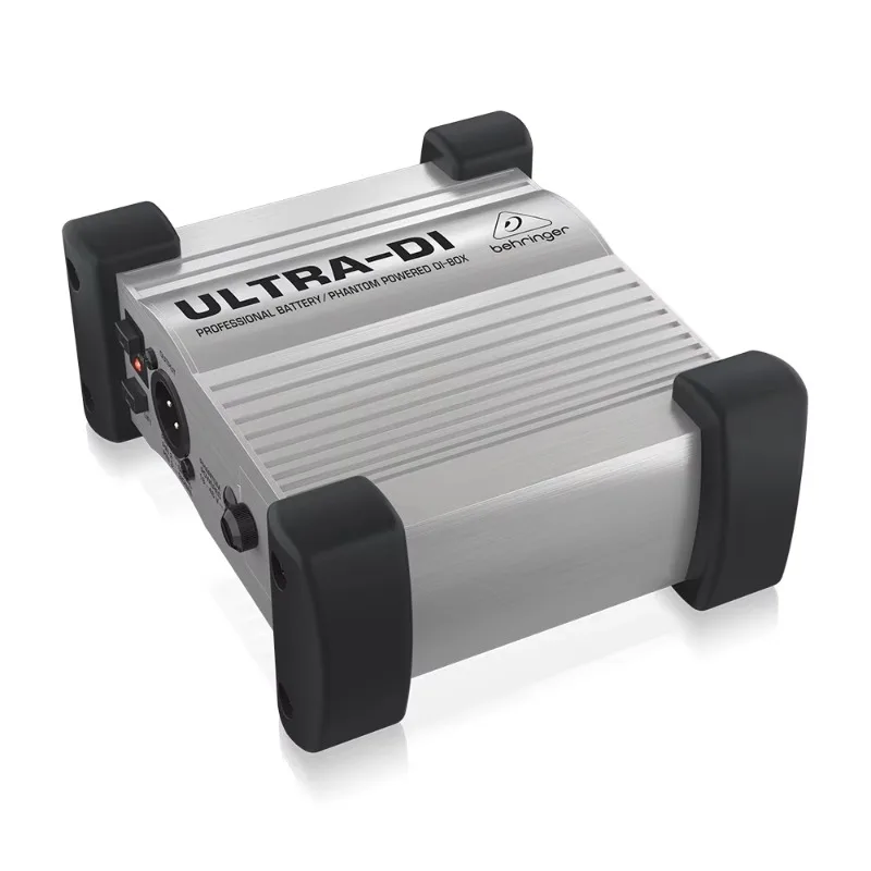 Behringer DI100 Ultra-DI 1-Channel Active DI Box Pa System Audio Sound Equipment for Microphones & Stage Music Instrument view 5