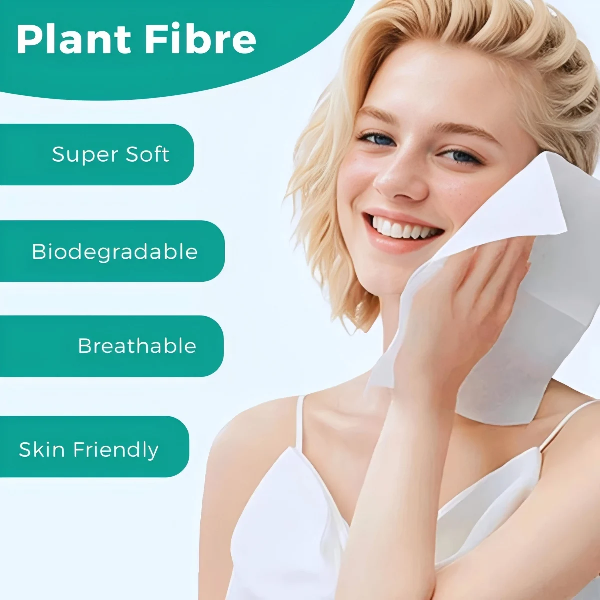Disposable Face Wash Towel, Wet and Dry Use, Soft, Washcloth, Facial Cleansing, Makeup Remover, Everyday Facial Cleansing Wipes.