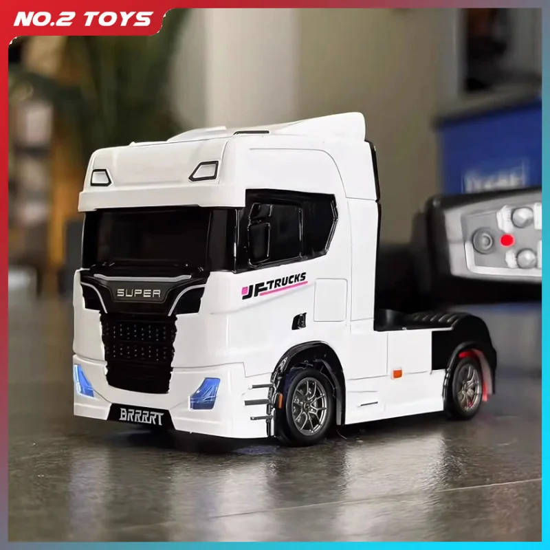 

1/43 Mini Remote Control Truck RC Drift Car with Gyroscope 2.4G Small Desktop Radio Controlled Trucks Head Toys Cars Xmas Gifts