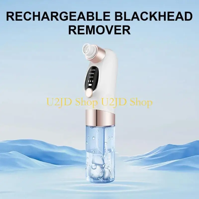 U2JD Blackheads Remover Facials Pores ทำความสะอาด 3 รูขุมขนดูดสูญญากาศทำความสะอาดใบหน้า