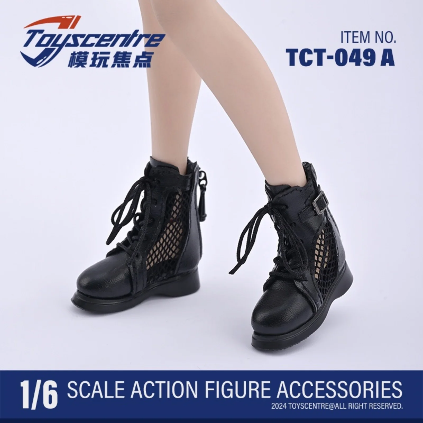 TCT-049 Modello di scarpe con stivali in rete 1/6 adatto per action figure di ragazza femminile da 12 pollici