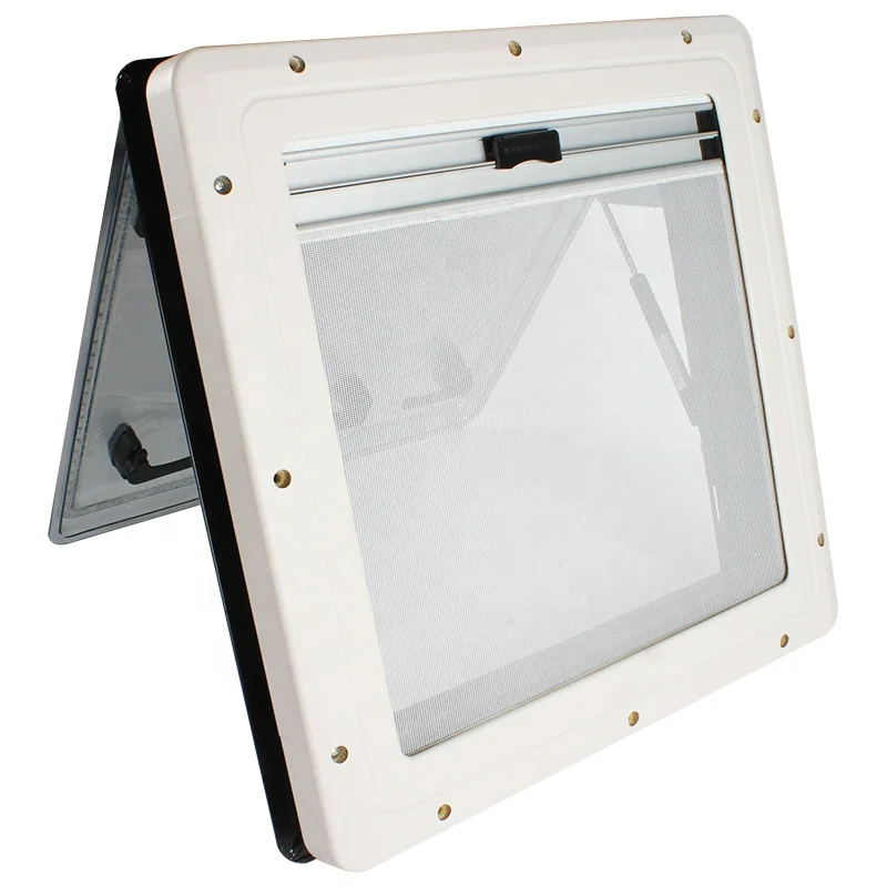 TYTXRV High-Quality 500*300mm RV Caravan Window With Pleated Blind & Fly Screen Aluminum Alloy Double Acrylic Window