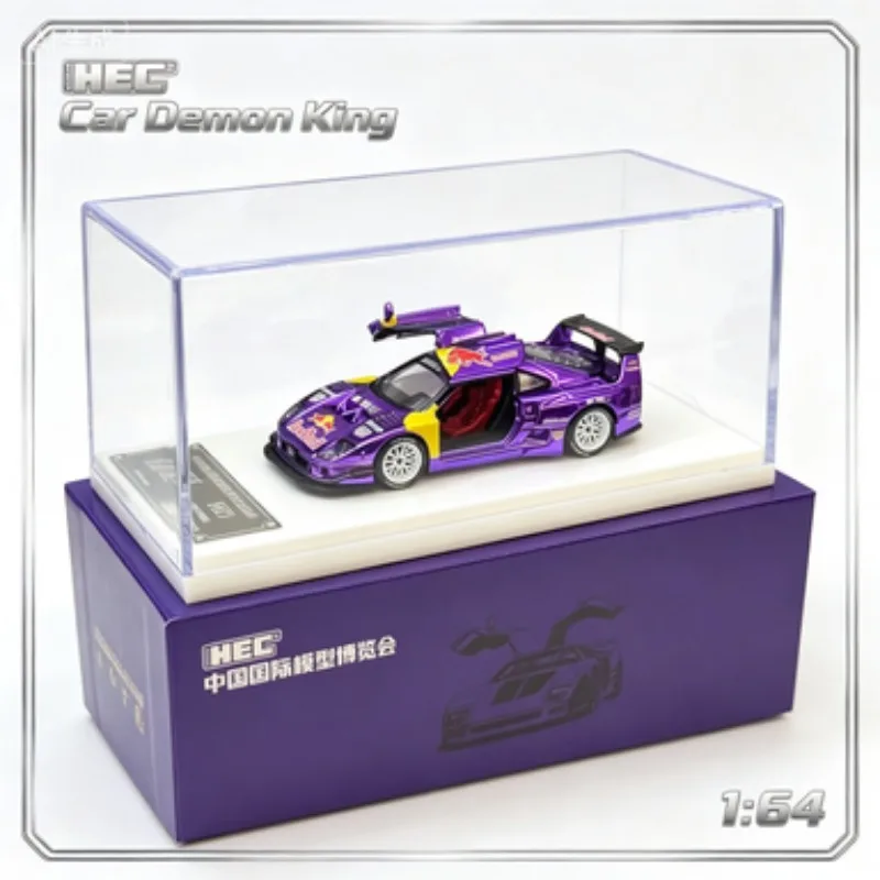 

Car Demon King 1:64 high-end sports car, limited edition for the HEC China Model Expo, die-cast alloy car model.