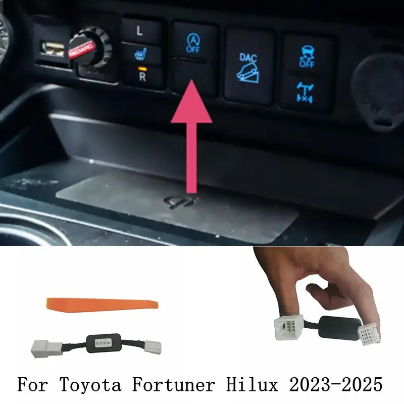 For Toyota Fortuner Hilux 2023-2025 Automatic Stop Start Engine System Disable Smart Shut Down Car Auto Start Stop Eliminator