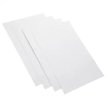 Plaques en aluminium lisses blanc pur 0.5mm, 30x20cm, vierge...