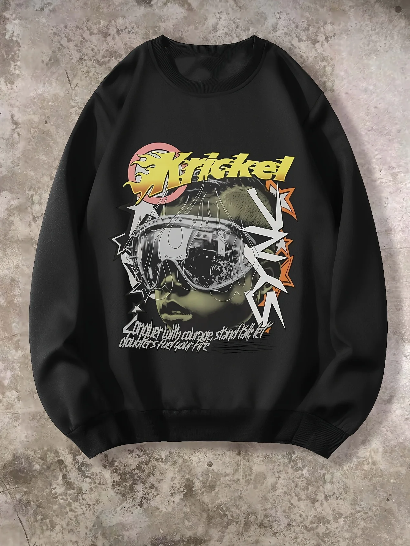 

Ретро маска с принтом, осенне-зимняя мужская и женская спортивная одежда с длинными рукавами, толстовка, повседневная свободная уличная уличная одежда