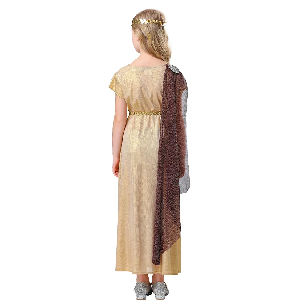Ancient Egyptian Parent Enfants Dress Enfant Masquerade Up Halloween Roman Greek Goddess Cosplay Costume