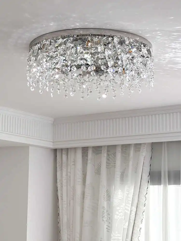 현대적인 고급 크리스탈 천장 조명 호텔 로비 장식 조명 거실 주방 샹들리에 실내 조명에 적합