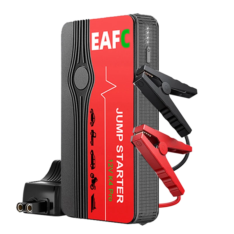 Car Jump Starter Portable Car Battery Starter 12V Auto Starting Device with LED Light For Auto Battery Booster Buster