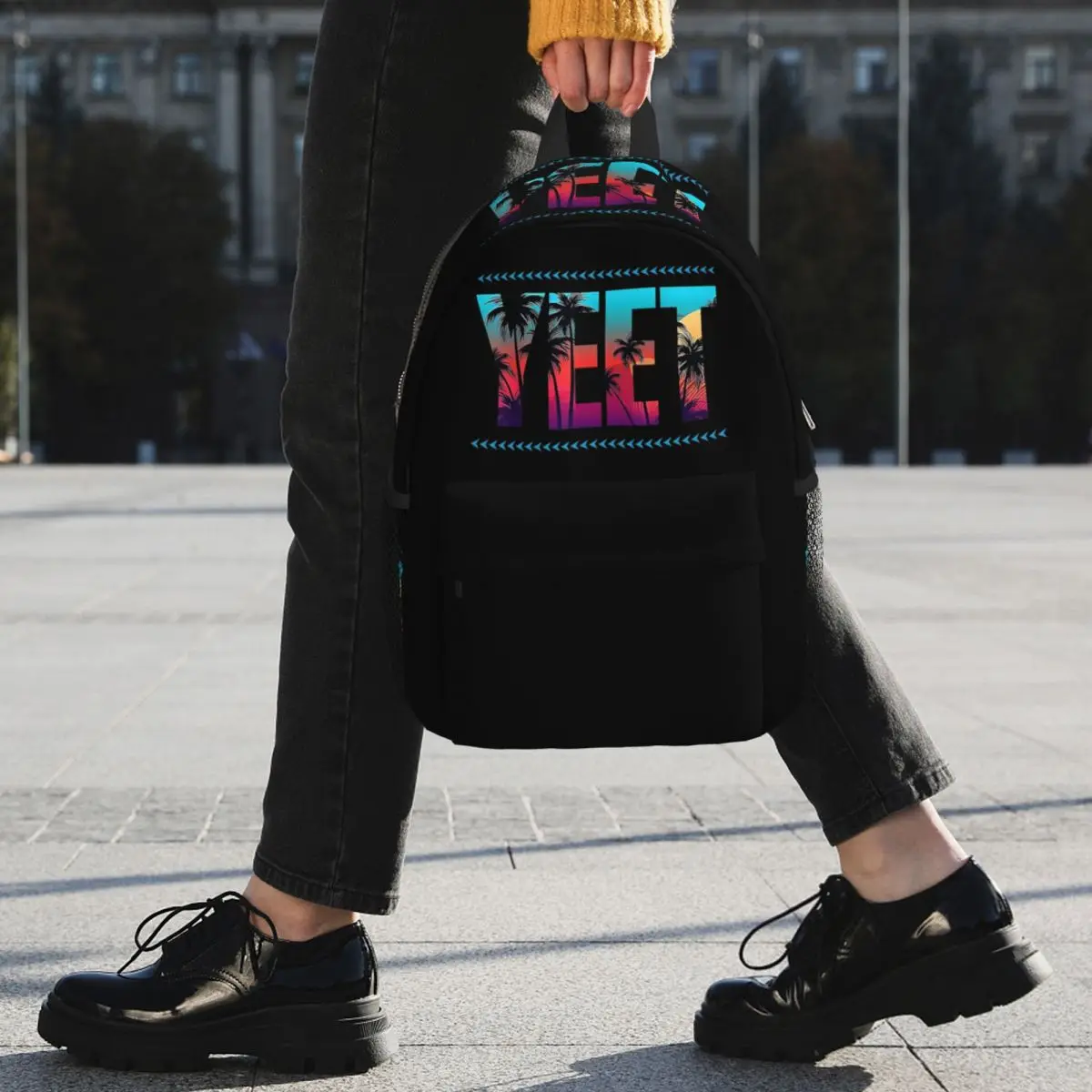 Coconut Photo Jey Uso Yeet Backpack Student BookBag Children School Bag Computer Shoulder Bags for Men Women