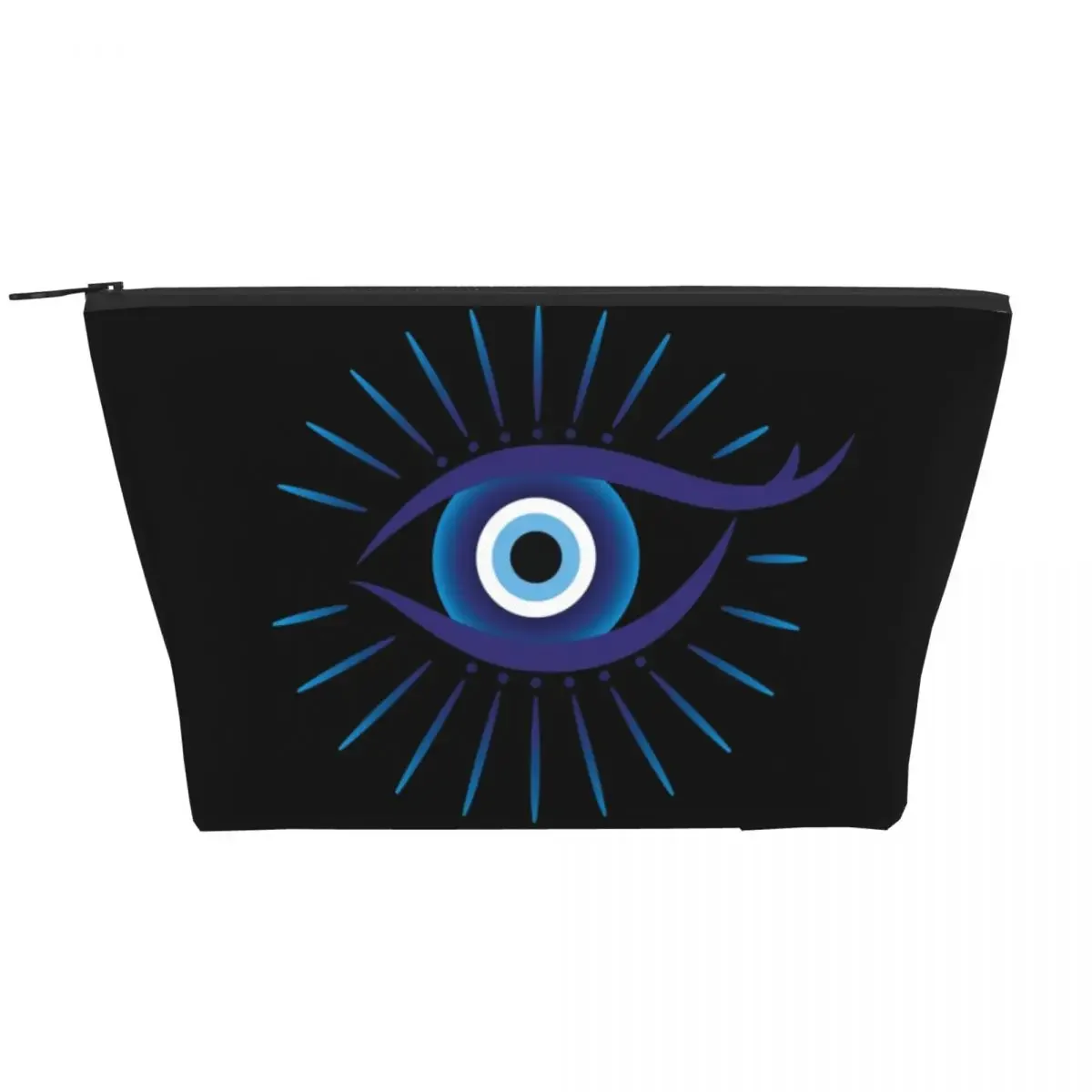 Evil Eye Protection Cosmetic Bag Kawaii Big Capacity All Seeing Eye Lucky Charm Hamsa Makeup Case Beauty Storage Toiletry Bags