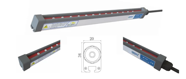 

QEEPO Static Eliminator QP-ES-I Длина ионного стержня: 0-500 мм 510-1000 мм НОВИНКА