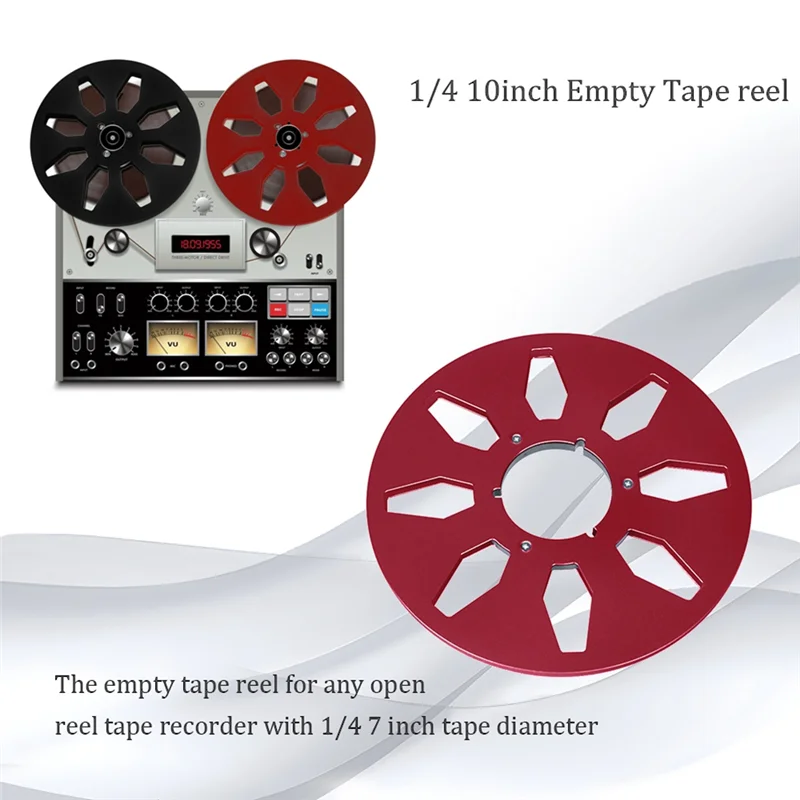 Empty Disc Opening Machine Parts For Nab 1/4 10 Inch Aluminum Alloy Empty Tape Reel Tape Recorder Accessories