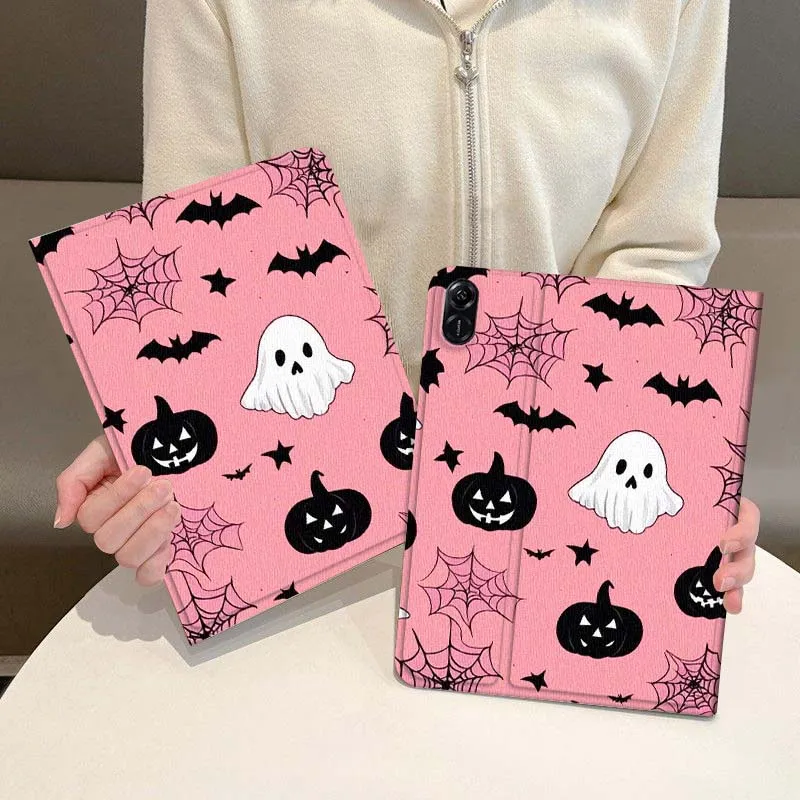 

Чехол с розовым узором на Хэллоуин для Honor Magic Pad 6 7 X8 V6 V7 Pro V8 X9 8 V8 9 13 X8a 2 V9 GT X9a X9 GT2 13,3-дюймовый планшет