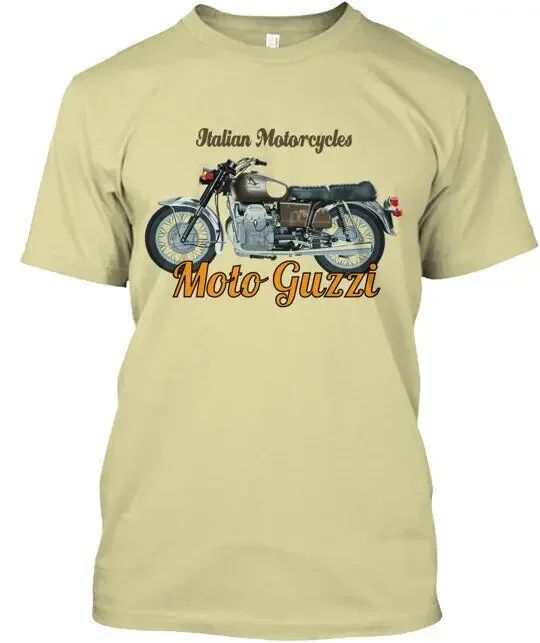 

Italian Motorcycles Moto Guzzi V7 850 Tee T-shirt Adult Regular Fit O-Necked T-shirt Classic T-Shirt Men's clothing