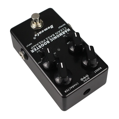Imagen 2 del producto Bass Booster Clean Boost Preamp Pedal de efecto de bajo Preamplificador limpio Alta calidad Demonfx