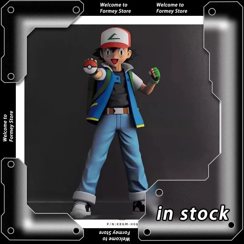 

in stock 14cm Pocket Monster Anime Figure Ash Ketchum Figures Pvc Action Figurine Gk Statue Collectible Toys Custom Gifts