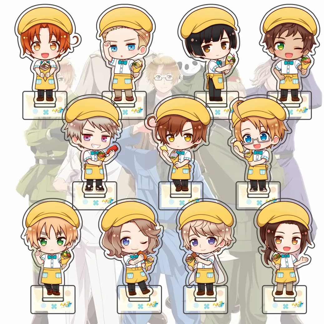 15cm Standee Hetalia: Axis Powers Anime Acrylic Character Alfred Feliciano Ludwig Kiku Arthur Ivan Francis Yao Standing Model