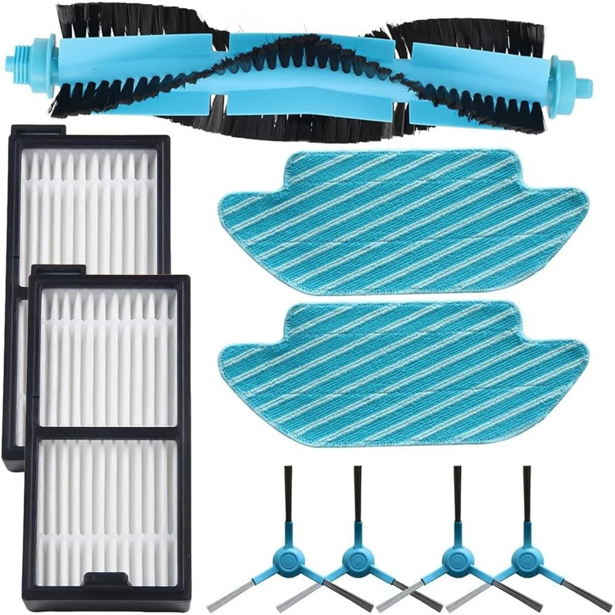 Untuk Cecotec 5090 5490 5690 6090 6490 seri Robot penyedot debu sikat sisi utama Filter Hepa Aksesori kain pel