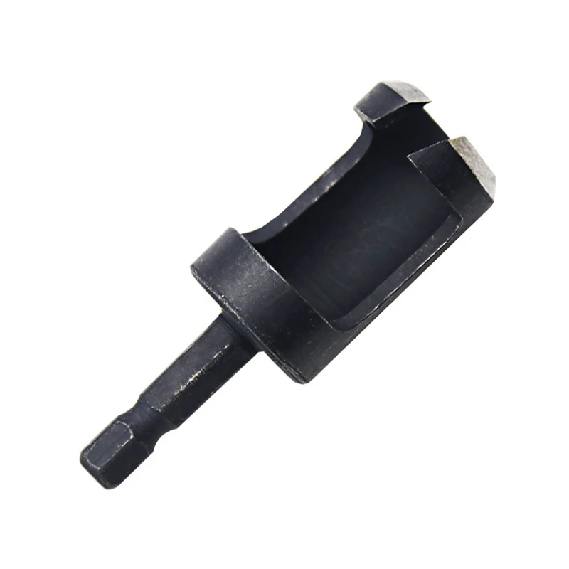 4 pezzi trapano con tappo in legno nero con manico esagonale 6mm 10mm 13mm 16mm set di utensili da taglio per punte da trapano per lavorazione del legno