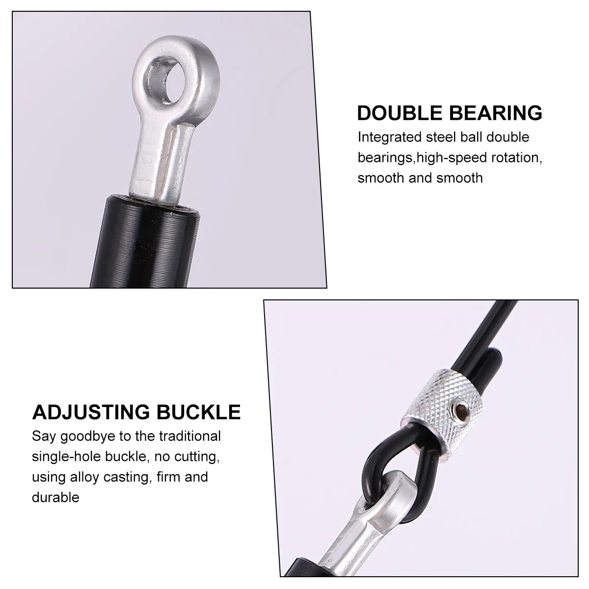 

Aluminum Handle Wire Jump Rope Durable Fitness Gym Bearing Adult Workout Ropes Skipping Plastic Aerobic Exercise Calorie Burning