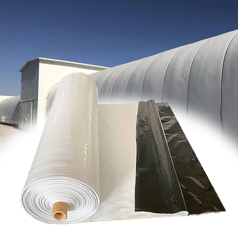 

0.12mm~0.2mm Black-White PE Greenhouse Film Farming Anti-UV Garden Agricultural Planting Maintenance Film