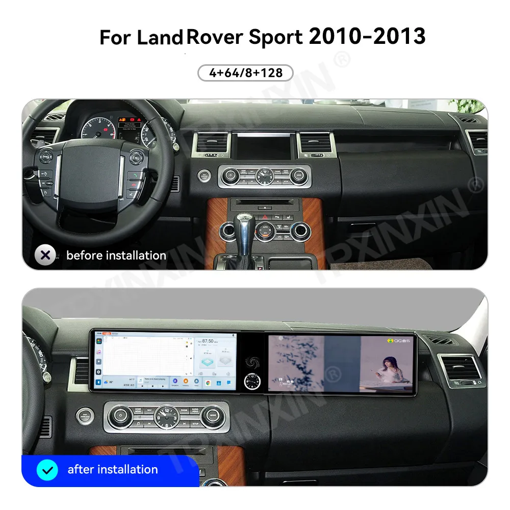 Android Auto Carplay Stereo For Range Rover Sport L494 2010-2013 Car Radio 24.6