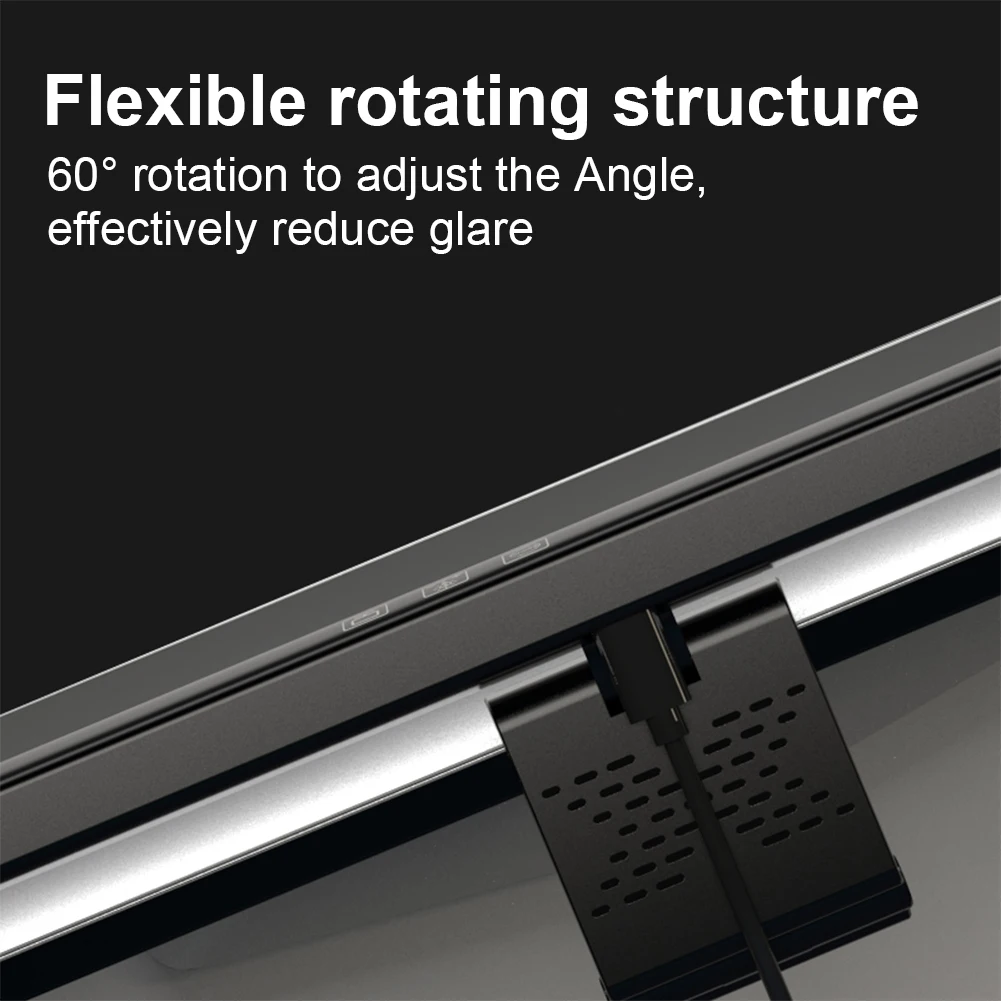 Светодиодная панель для монитора с регулируемой яркостью, лампа для монитора компьютера, подвесная настольная лампа с питанием от USB для стола/офиса/дома/игр
