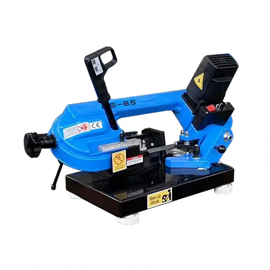220V Single Phase Universal Band Saw with 85mm Cutting Capacity for Stainless Steel and Metal Processing Applications